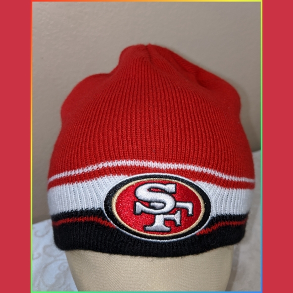 SAN FRANCISCO 49ERS YOUTH KNIT BEANIE - Picture 2 of 5